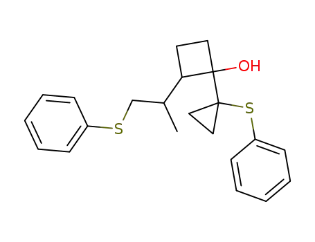 Cyclobutanol,
2-[1-methyl-2-(phenylthio)ethyl]-1-[1-(phenylthio)cyclopropyl]-