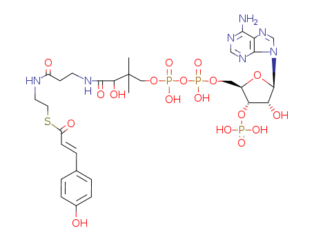 [(2R,3S,4R,5R)-5-(6-aminopurin-9-yl)-4-hydroxy-2-[[hydroxy-[hydroxy-[3-hydroxy-3-[2-[2-[(E)-3-(4-hydroxyphenyl)prop-2-enoyl]sulfanylethylcarbamoyl]ethylcarbamoyl]-2,2-dimethyl-propoxy]phosphoryl]oxy-p