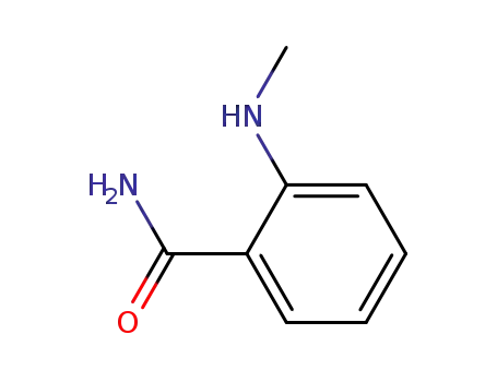 Molecular Structure of 7505-81-9 (2-METHYLAMINOBENZAMIDE)