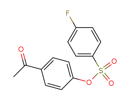 Benzenesulfonic acid, 4-fluoro-, 4-acetylphenyl ester