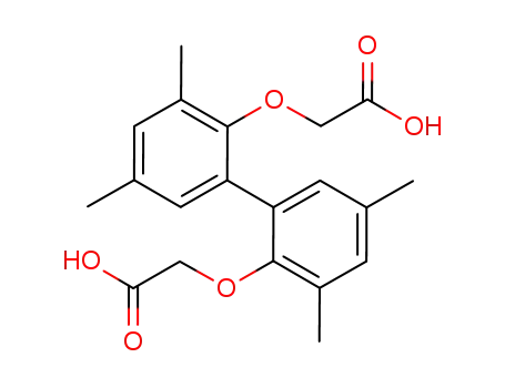 (2'-carboxymethoxy-3,5,3',5'-tetramethylbiphenyl-2-yloxy)acetic acid