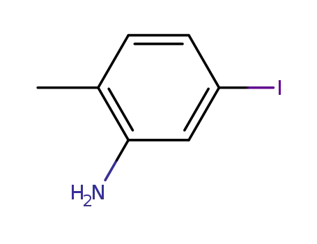 Molecular Structure of 83863-33-6 (5-IODO-2-METHYLANILINE)