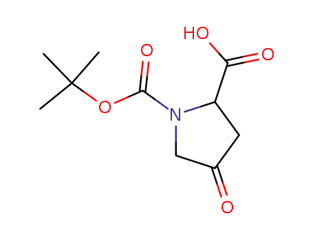 <sup>(28)</sup>-1-(tert-butoxycarbonyl)-4-oxo-2-pyrrolidinecarboxylic acid