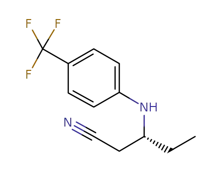 (3R)-3-(4-Trifluoromethyl-phenylamino)-pentanenitrile