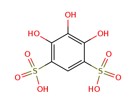 Molecular Structure of 38983-95-8 (4,5,6-trihydroxy-benzene-1,3-disulfonic acid)