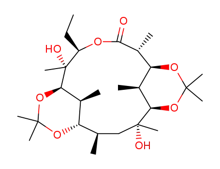 3,5:9,11-di-O-isopropylidene.(9S)-9-deoxo-hydroxyerythronolide