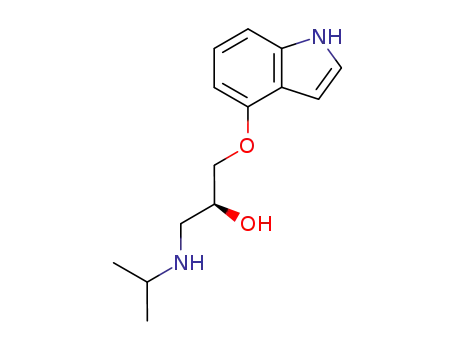 Molecular Structure of 26328-11-0 (S(-)-PINDOLOL)