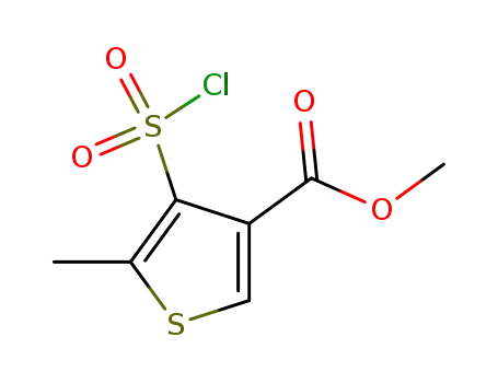 Methyl 4-(chlorosulfonyl)-5-methylthiophene-3-carboxylate