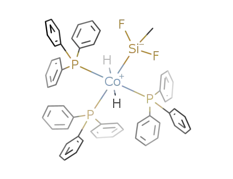 CoH<sub>2</sub>(Si(CH<sub>3</sub>)F<sub>2</sub>)(P(C<sub>6</sub>H<sub>5</sub>)3)3