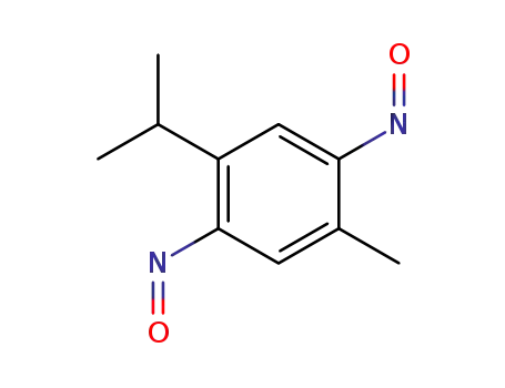 Molecular Structure of 21460-40-2 (Benzene, 1-methyl-4-(1-methylethyl)-2,5-dinitroso-)