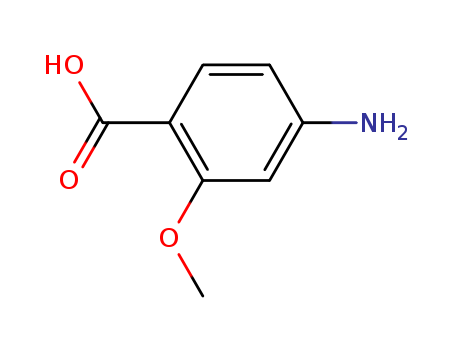 4-Amino-2-methoxybenzenecarboxylic acid 2486-80-8