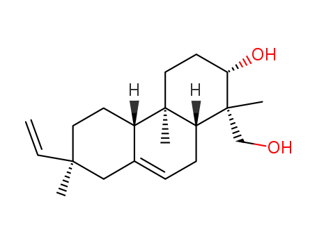 Molecular Structure of 22343-47-1 ((13S)-7,15-Pimaradiene-3β,19-diol)