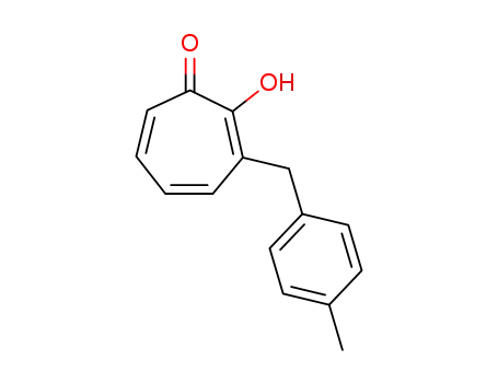 Molecular Structure of 77367-76-1 (3-(p-tolylmethyl)tropolone)