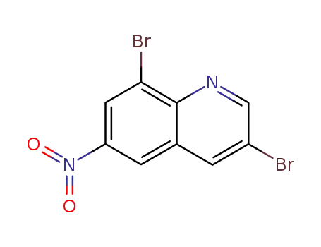 Molecular Structure of 696611-46-8 (3,8-DibroMo-6-nitroquinoline)