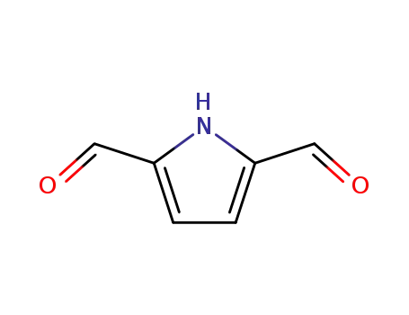 Molecular Structure of 39604-60-9 (PYRROLE-2,5-DICARBOXALDEHYDE)