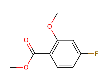 Molecular Structure of 204707-42-6 (4-fluoro-2-methoxybenzoic acid methyl ester)