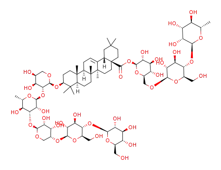 Molecular Structure of 916649-92-8 (Clematiunicinoside E)