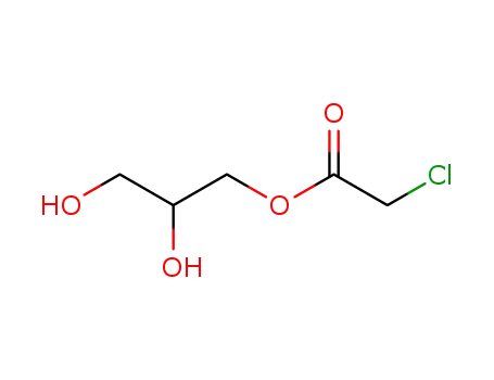 Molecular Structure of 75508-30-4 ((2R)-2,3-dihydroxypropyl chloroacetate)