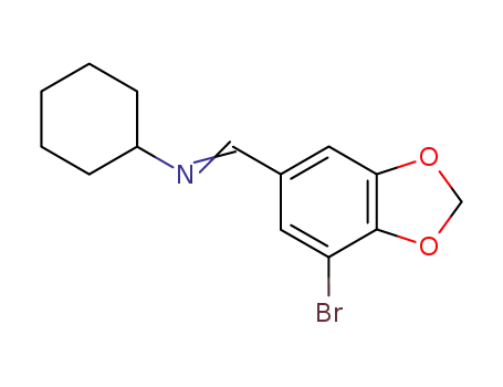 3-bromo-N-cyclohexyl-4,5-methylenedioxybenzylideneimine