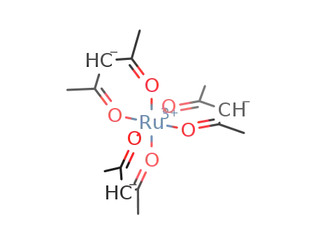 Molecular Structure of 31378-27-5 (tris(2,4-pentanedionato)ruthenium(III))