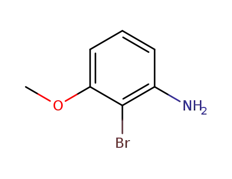 Molecular Structure of 112970-44-2 (Benzenamine,2-bromo-3-methoxy-)