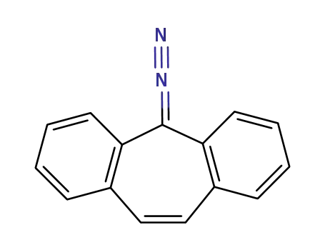 Molecular Structure of 6141-56-6 (5-diazo-5H-dibenzo<a,d>cycloheptene)