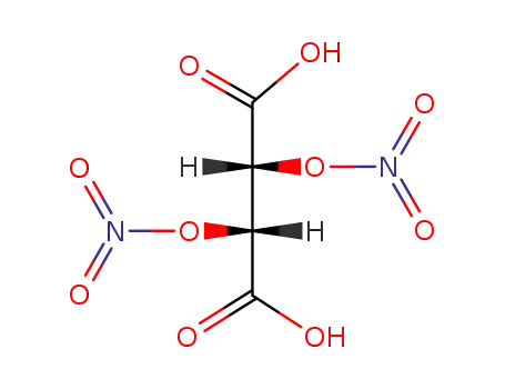 Molecular Structure of 13171-63-6 (L<sub>g</sub>-tartaric acid-dinitrate)