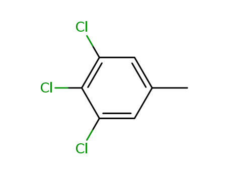 Molecular Structure of 21472-86-6 (3,4,5-Trichlorotoluene)