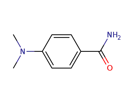 Molecular Structure of 6083-47-2 (4-(Dimethylamino)benzamide)