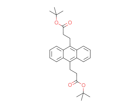 Molecular Structure of 1225023-89-1 (di-tert-butyl 3,3'-(anthracene-9,10-diyl)dipropionate)