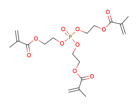 2-Propenoic acid,2-methyl-, 1,1',1''-[phosphinylidynetris(oxy-2,1-ethanediyl)] ester