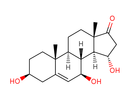 Androst-5-en-17-one, 3,7,15-trihydroxy-, (3beta,7beta,15alpha)- (9CI)