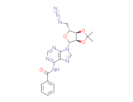 5'-azido-5'-deoxy-N<sup>6</sup>-benzoyl-2',3'-O-isopropylidene adenosine