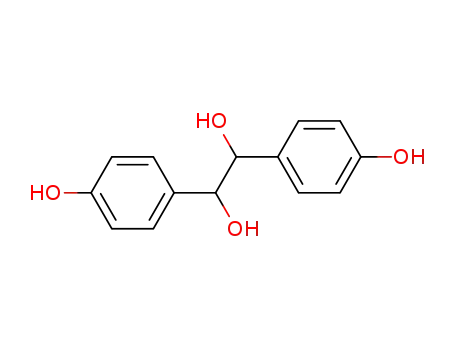 Molecular Structure of 5173-27-3 (1,2-bis(4-hydroxyphenyl)ethane-1,2-diol)