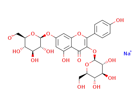 C<sub>27</sub>H<sub>29</sub>O<sub>16</sub><sup>(1-)</sup>*Na<sup>(1+)</sup>