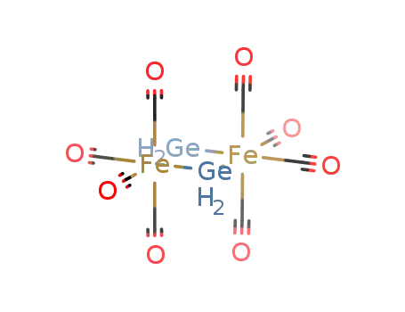 Molecular Structure of 121981-68-8 ([Fe2(μ-GeH2)2(CO)8])