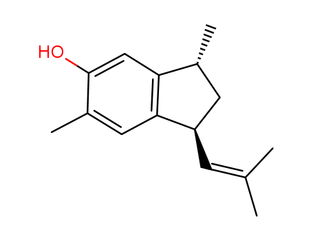 1H-Inden-5-ol,2,3-dihydro-3,6-dimethyl-1- (2-methyl-1-propenyl)-,(1R,3S)-rel-(+)-