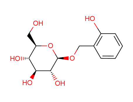 Molecular Structure of 7724-09-6 (2-Hydroxybenzyl beta-D-glucopyranoside)