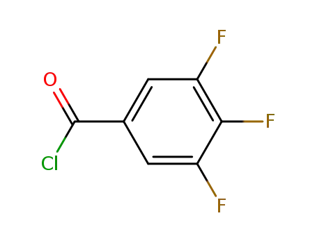 Molecular Structure of 177787-26-7 (3,4,5-TRIFLUOROBENZOYL CHLORIDE)