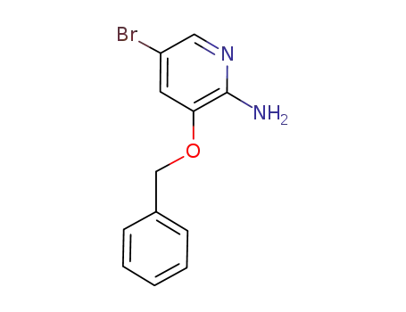 Molecular Structure of 754230-78-9 (2-Amino-5-bromo-3-benzloxypyridine)