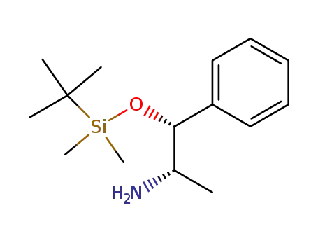 (1R,2S)-(-)-2-Amino-1-phenyl-1-<(tert-butyldimethylsilyl)oxy>-propane
