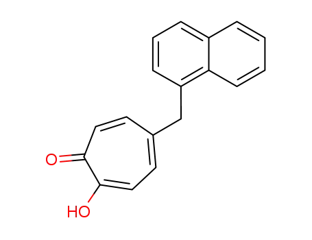 Molecular Structure of 77367-87-4 (2-Hydroxy-5-naphthalen-1-ylmethyl-cyclohepta-2,4,6-trienone)