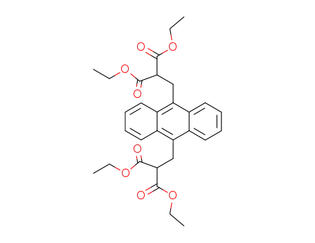 Molecular Structure of 307554-61-6 (9,10-bis<<2,2-di(ethoxycarbonyl)>ethyl>anthracene)