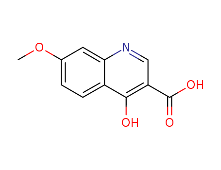 4-Hydroxy-7-methoxyquinoline-3-carboxylic acid, 95% 28027-17-0