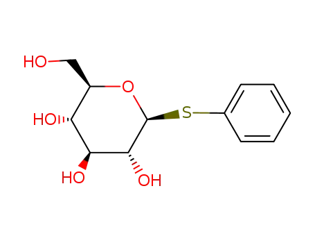 Molecular Structure of 2936-70-1 (PHENYL-BETA-D-THIOGLUCOPYRANOSIDE)
