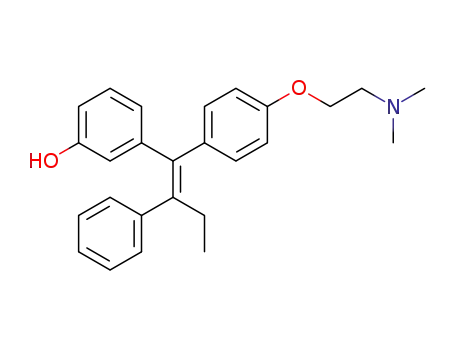 Molecular Structure of 83647-29-4 (3-{(Z)-1-[4-(2-DIMETHYLAMINOETHOXY)PHENYL]-2-PHENYLBUT-1-ENYL}PHENOL)