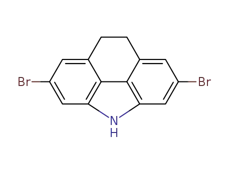 Molecular Structure of 1256095-17-6 (4,8-dibromo-2,6-dihydro-1H-benzo[def]carbazole)
