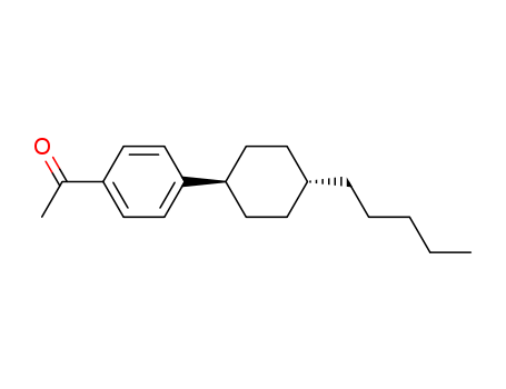 4-trans(4-n-pentyl cyclohexyl) acetophenone