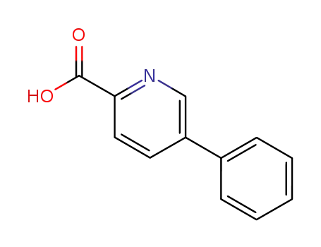 Molecular Structure of 75754-04-0 (5-PHENYLPICOLINIC ACID)