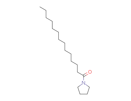 Molecular Structure of 70974-47-9 (1-(pyrrolidin-1-yl)tetradecan-1-one)